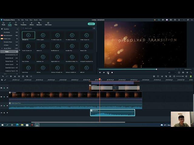 HOW TO MAKE DISSOLVED TRANSITION WITH TEXT - WONDERSHARE FILMORA X
