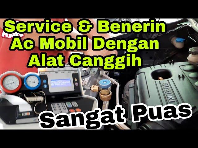  SERVICE AC MOBIL PAKE  ALAT CANGGIH‼️ AKURASINYA TEPAT