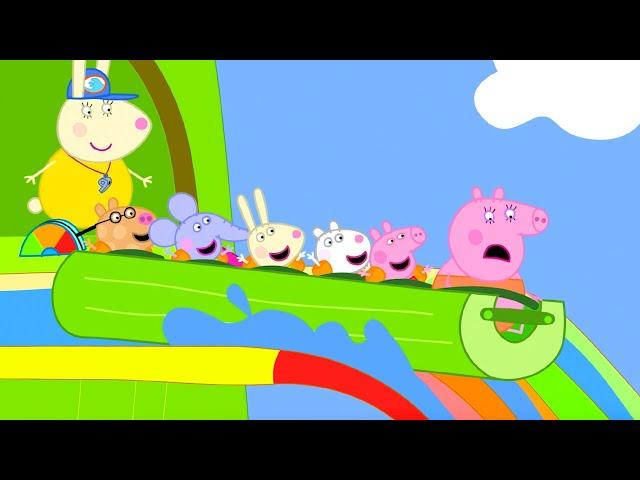 The Log Flume Ride 🪵 | Peppa Pig Tales Full Episodes