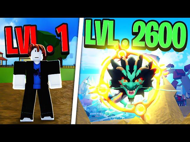 Going From Noob To Max With DRAGON REWORK In Blox Fruits [FULL MOVIE]