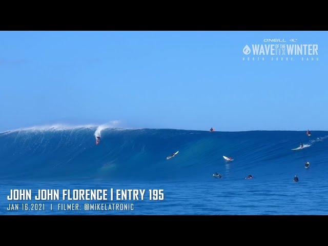 John John Florence at an Outer Reef,  Jan 16, 2021 | Wave 1