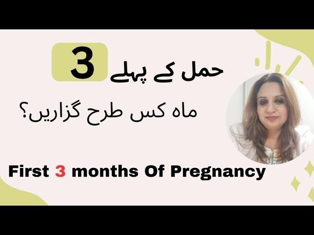 First 3 months Of Pregnancy | حمل کے پہلے 3 ماہ کس طرح گزاریں؟ | Dr Aisha Riaz