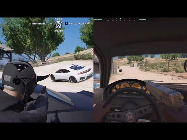 CG Rob 2 Guns From The Besties and Get Into a Shootout (Both POVs) | NoPixel 4.0 GTA RP