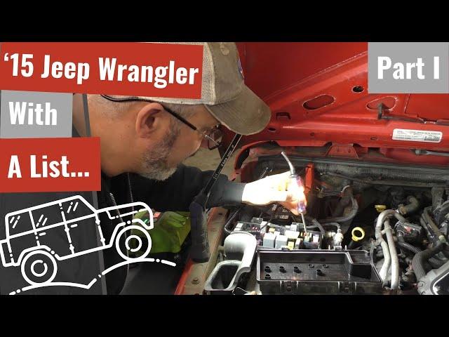 A Jeep Wrangler With A list - Part I