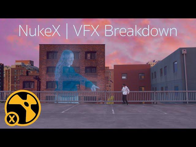 NukeX VFX Shot Breakdown | Hologram & Cityscape