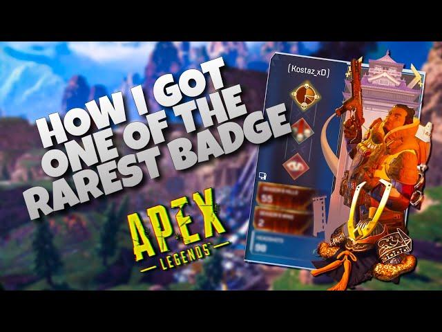 How I Got One Of The Rarest Badge In Apex Legends #shorts