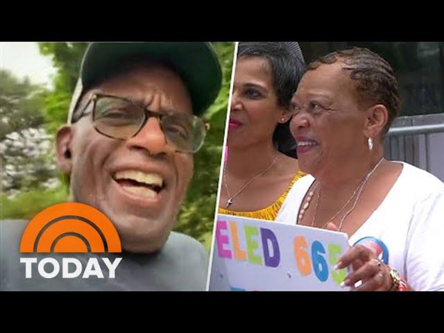 Al Roker Surprises Fan Who Came To Plaza Specifically For Him