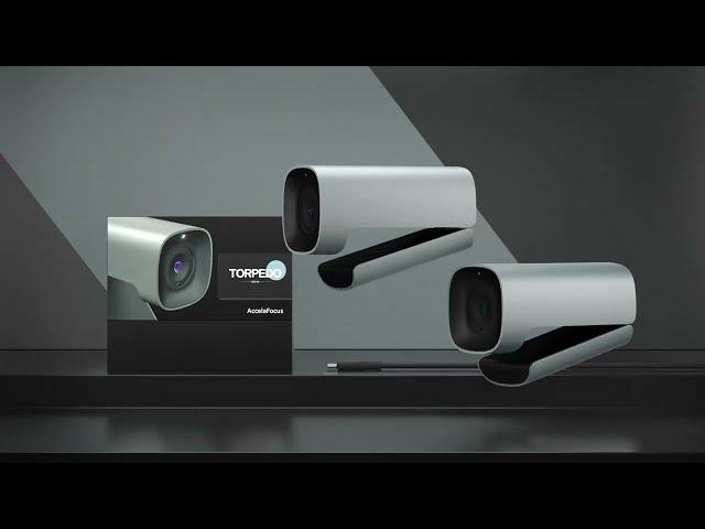 The Angekis Torpedo Webcam. Stunning 4K Video with Accelafocus Technology and a Built-In Mic.