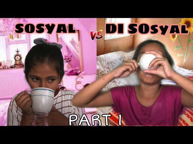 SOSYAL VS DI SOSYAL ft MY COUSINS(PART 1)||ERICKA 35