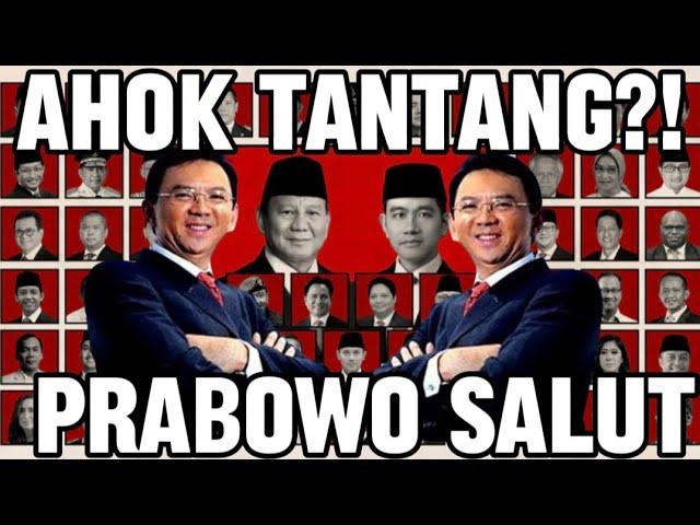 PERKATAAN AHOK TERBUKTI.! 52 KABINET PRABOWO BELUM LAPOR LHKPN