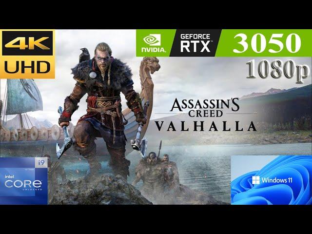 Assassin's Creed Valhalla: RTX 3050 | 1080p | Ultra/Very High, Medium & Low Settings | FPS Benchmark