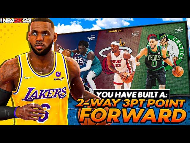 BEST 2-WAY 3PT POINT FORWARD BUILD ON NBA 2K23 OLD & NEW GEN!