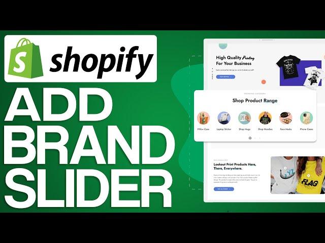 How To Add brands slider To Your Shopify Store (2024) Full Tutorial