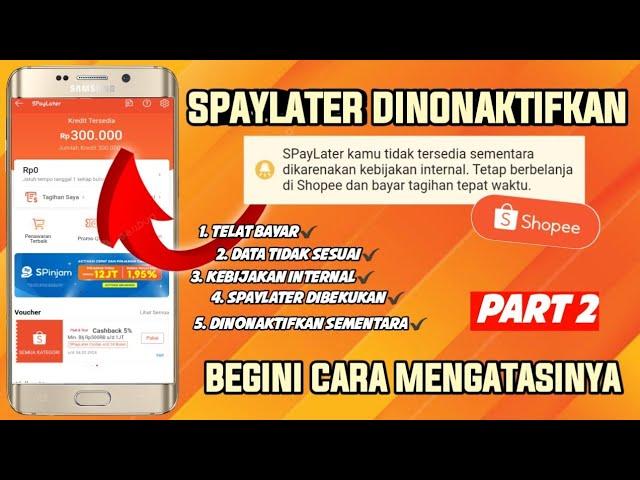 Cara mengaktifkan SpayLater Shopee yang dinonaktifkan terbaru 2024 | Part 2