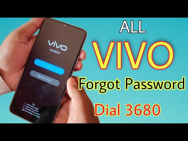 How To Vivo Pattern Unlock | Vivo Phone Ka Pin Password Kaise Tode Without Pc | Vivo Forgot Password