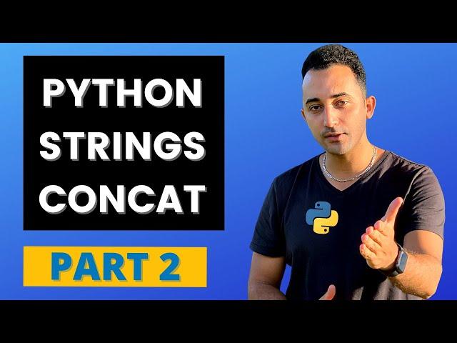 Python Strings Concatenation (With Exercises) [Python Tutorial for Beginners]