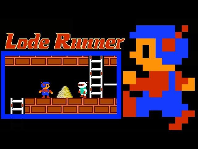 Lode Runner (FC · Famicom) enhanced and expanded port | 50-stage session 