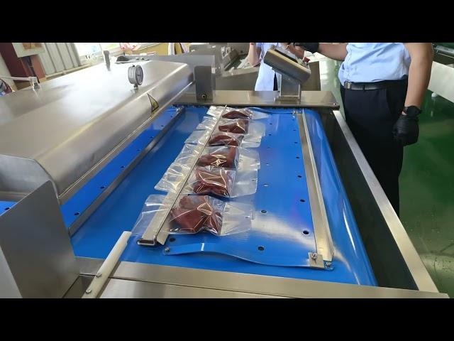 The rolling vaxuum packing machine#machine #packmaschine #belt #china