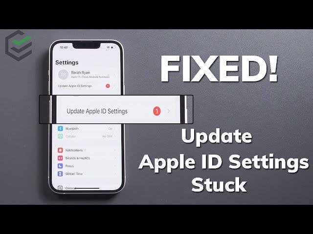 [Solved!!!] Update Apple ID Settings Stuck|Apple ID Suggestions StuckiOS 15.4/iPhone 13 Suppported