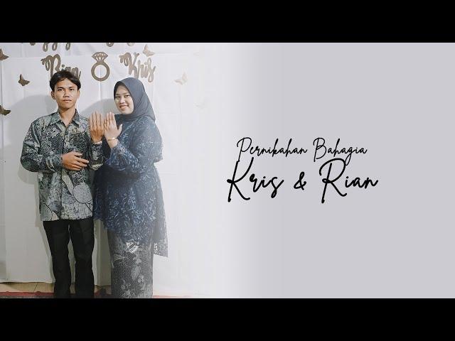 LIVE PERNIKAHAN RIAN & KRIS