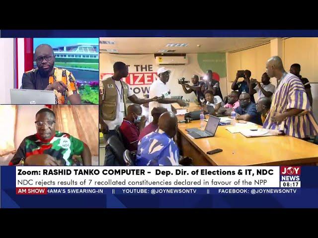 Election 2024: NDC rejects results of 7 re-collated constituencies declared in favour of the NPP