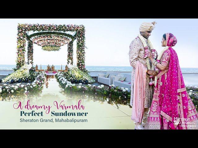 Beach Wedding Decor at Sheraton Grand Chennai | Destination Weddings | Mahabalipuram