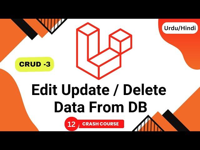 Edit and Update data in Laravel . How to update and delete data from database in Laravel 10