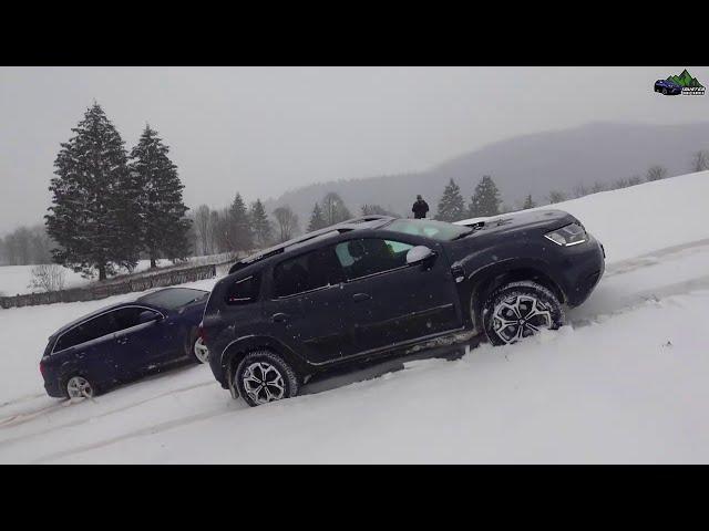 Dacia Duster meets Audi Q7 in Snow Off Road 2022