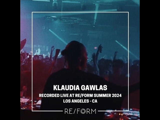 KLAUDIA GAWLAS @ RE/FORM WAREHOUSE LOS ANGELES 2024 (live)