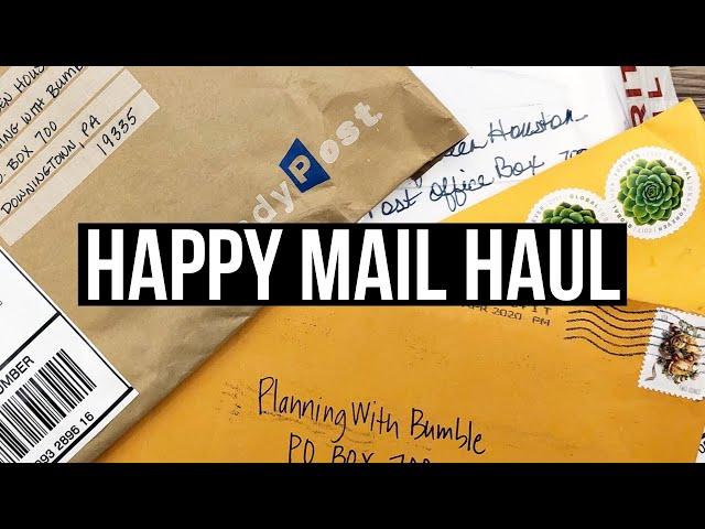 Opening Happy Mail from my Subscribers! // PO Box Planner Haul!