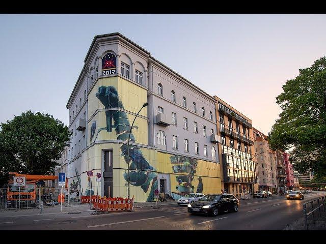 STREET ARTIST SUPER A RESTYLED THE FACADE OF THE URBAN NATION MUSEUM