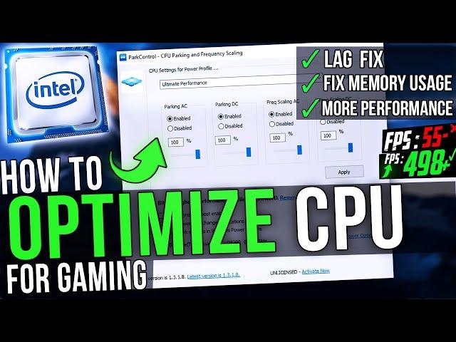 CPU :How To Optimize Processor For Gaming In WINDOWS 10 ️ | FPS Boost | Overclock Processor 2021!!