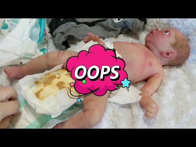 Changing Silicone Baby Doll | Huge Explosion | nlovewithreborns2011