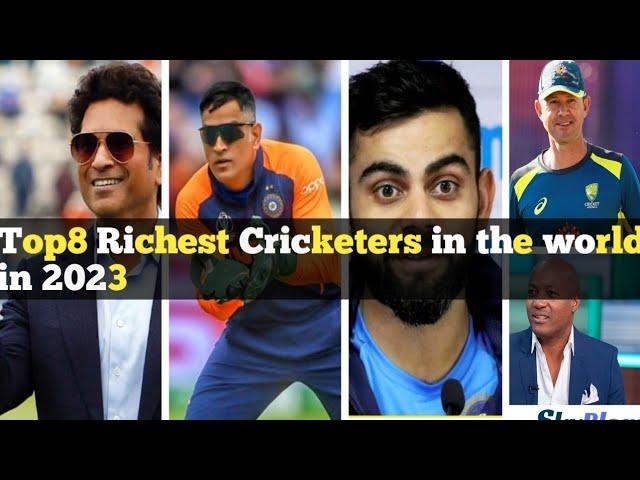 Top 8 richest Cricketers in the world in 2023 // Richest Cricketer In The World