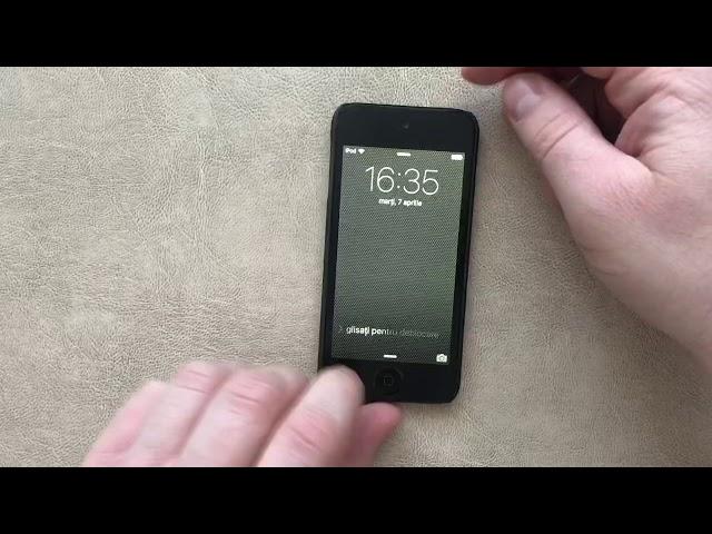 Ipod Touch 5 th Generation A1421 Restart with buttons - Force Restart - Hard Reset