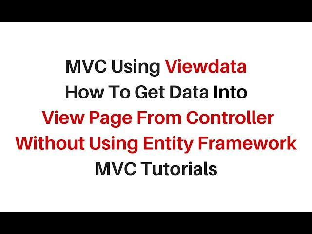 using viewdata to get records mvc without entity framework c# 4.6.1