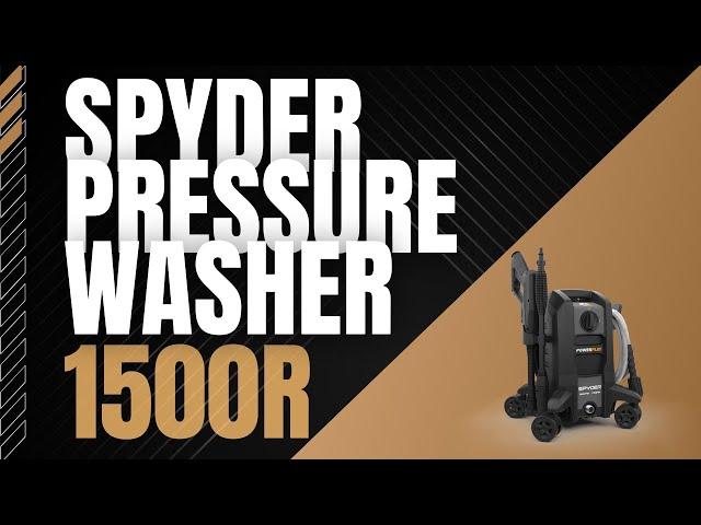 POWERPLAY SPYDER Pressure  washer review SPY1500R and unboxing instructions