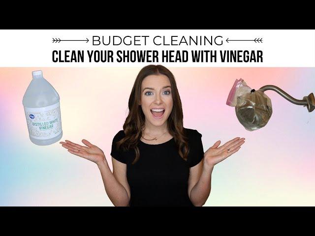 How to Clean Shower Heads with Vinegar