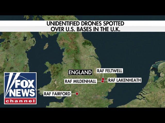 Mystery drones seen over US military bases in United Kingdom