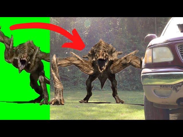 Green Screen Test - Monster Chases Me