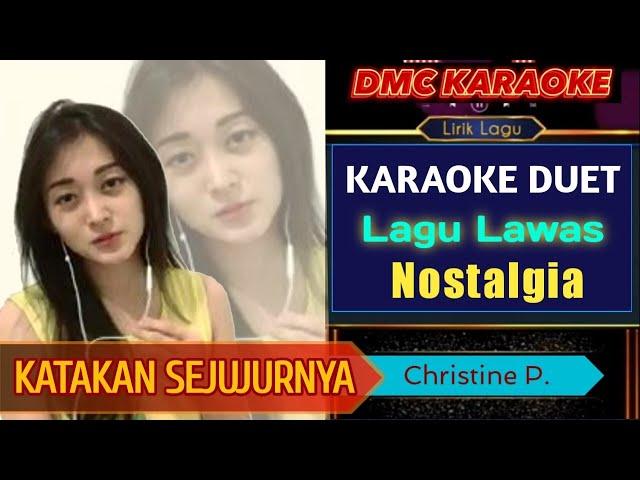 KATAKAN SEJUJURNYA || Karaoke Duet Smule Lagu Lawas  cover Hellen Artis Zulkhastudio Entertainment