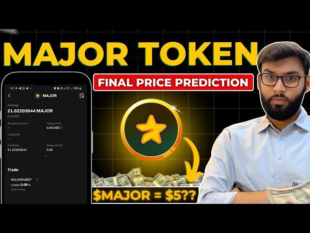  Major Final Price Prediction | Major Airdrop Price | Major Airdrop Update