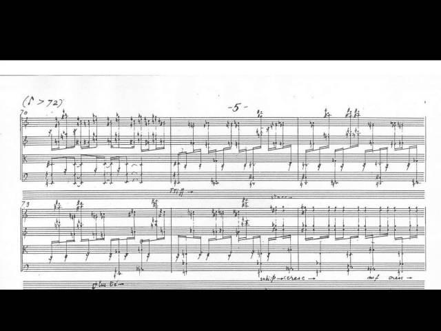 Iannis Xenakis - Tetora (w/ score) (for string quartet) (1990)