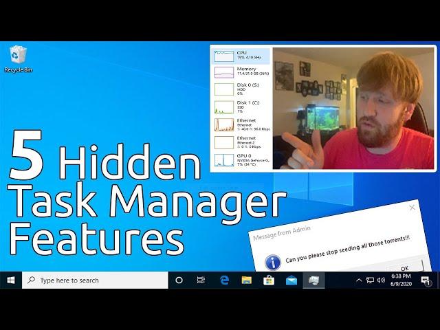 5 COOL Windows Task Manager Features | Tips and Tricks