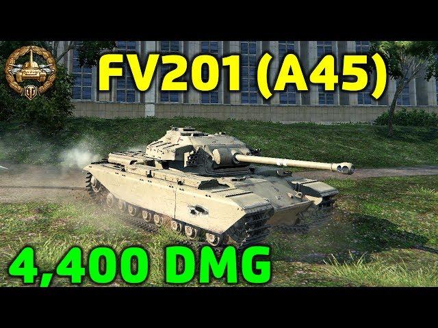 World Of Tanks | FV201 (A45) - 4400 Damage - 7 Kills