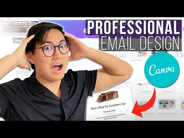 How To Design Professional Emails with Canva in 2025 (high converting)