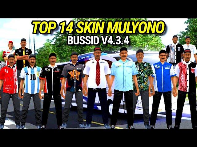 Kodename Skin Sopir Bussid!!  TOP 14 Skin Driver MULYONO || BUSSID V4.3.4