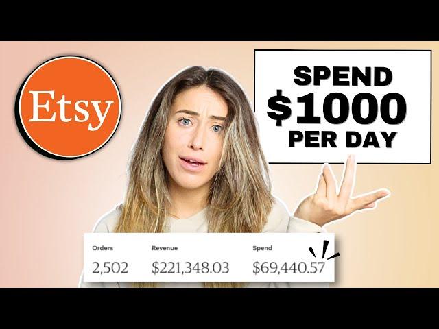 I try to Spend $1000 Per Day on Etsy Ads - Here's Why!?