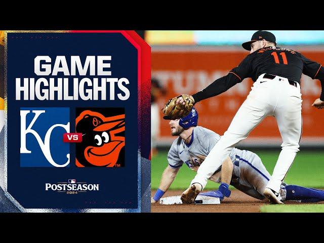 Royals vs. Orioles AL Wild Card Game 2 Highlights (10/2/24) | MLB Highlights