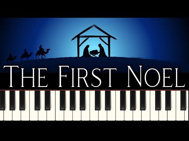 Easy Christmas Piano Play-along Tutorial: The First Noel